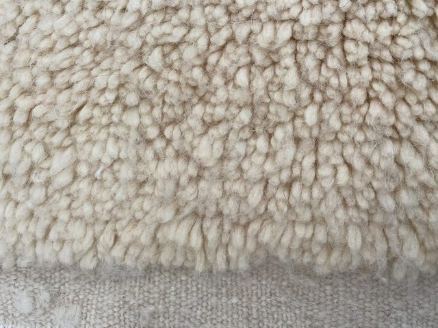 Custom Blue, Green, and Violet Beni Ourain Rug – photo 6