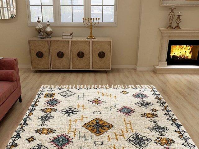 Custom Multicolored Moroccan Rug