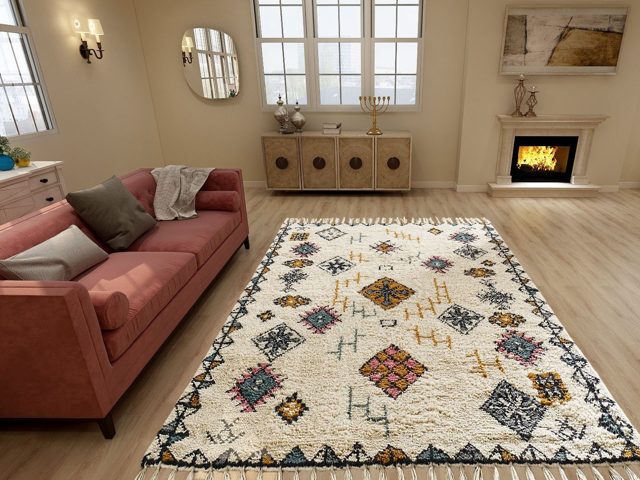Custom Multicolored Moroccan Rug – photo 10