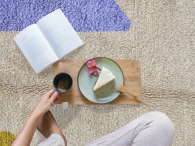 Custom yellow, Green, and Violet Beni Ourain Rug – photo 3