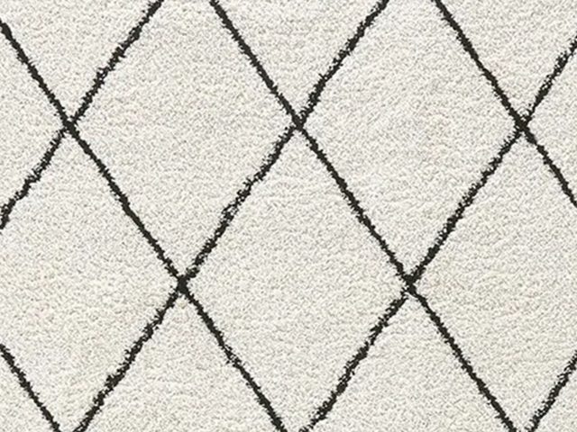 Moroccan Beni Ourain Rug with Black Lines – photo 4